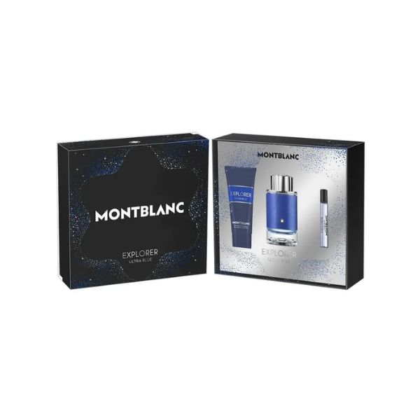 Montblanc Explorer Ultra Blue EDP 100 ml + Shower gel + 7.5 ml