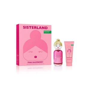 Benetton Sisterland Pink Raspberry Edt X 80 ml + Body lotion