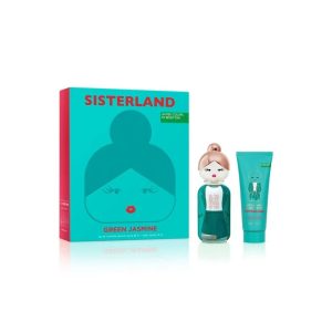 Benetton Sisterland Green Jasmine x 80 ml + Body lotion