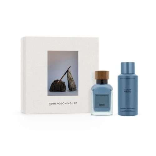 Adolfo Dominguez Ambar Negro EDP 120 ml+ Deo