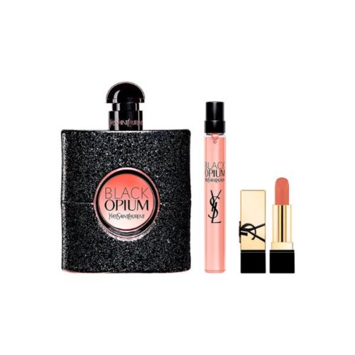 Yves Saint Laurent Black Opium EDP 90 ml + 10 ml + Rouge Lipstick