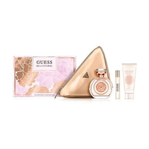 Guess Bella Vita Rosa EDT 100 ml + 10 ML + Body Lotion + Pouch