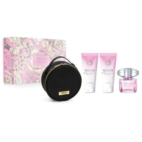 Versace Bright Crystal EDT 90 ml + Body Lotion + Shower Gel + Neceser