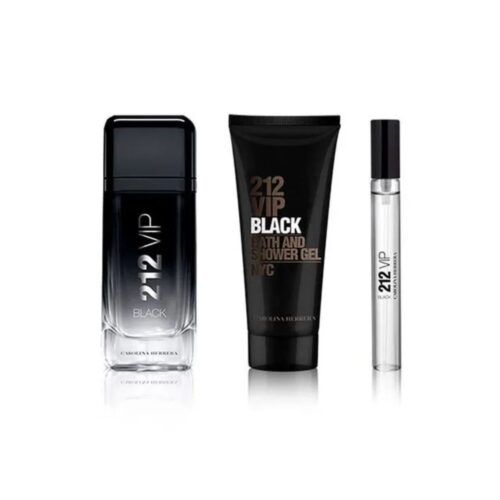 Carolina Herrera 212 VIP Black Men EDP 100 ml + 10 ml + Gel