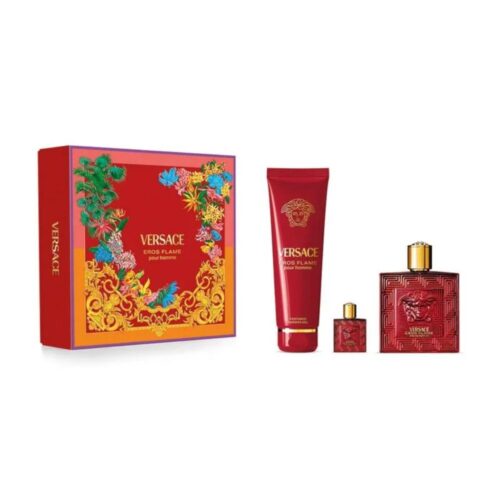 Versace Eros Flame EDP 100 ml + Miniatura + Shower Gel