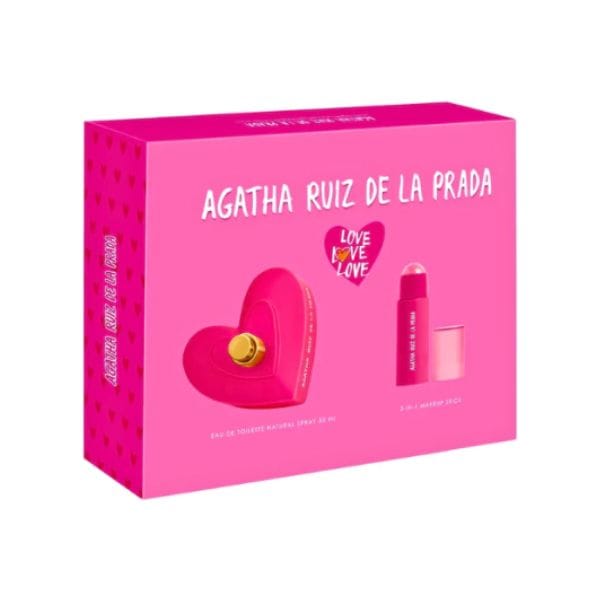 Agatha Ruiz De La Prada Love love love EDT 80 ml + Make Up Stick - Imagen 2