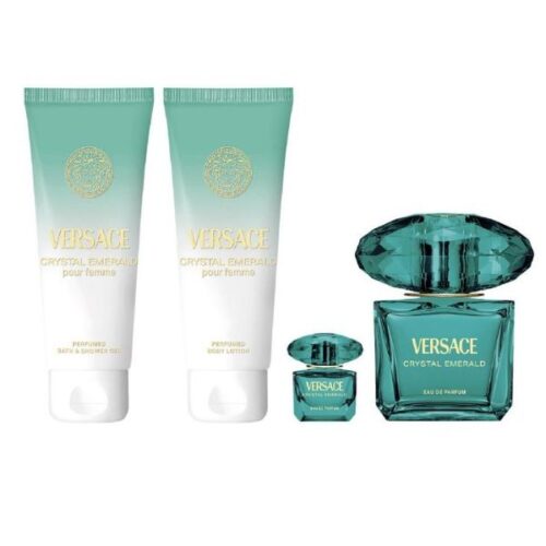 Versace Crystal Emerald EDP 90 ml + Body Lotion + Shower gel + Miniatura
