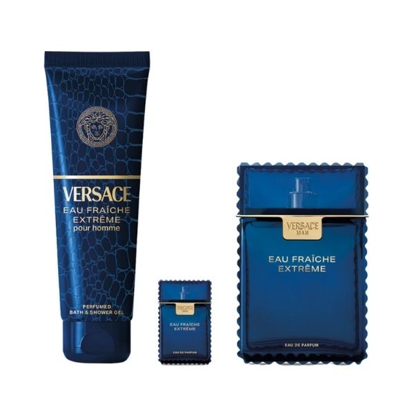Versace Eau Fraîche Extreme EDP 100 ml + Shower Gel + Miniatura - Imagen 2