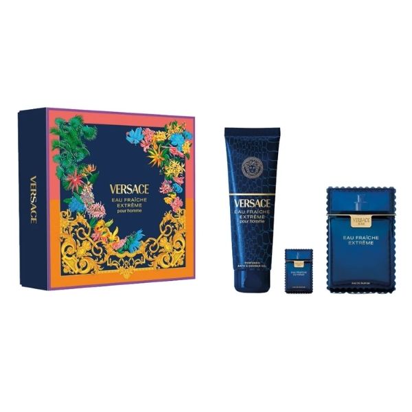 Versace Eau Fraîche Extreme EDP 100 ml + Shower Gel + Miniatura